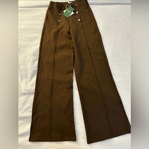 NWT Halara High Waisted Pocket Wide Leg Pants. Size XS Regular